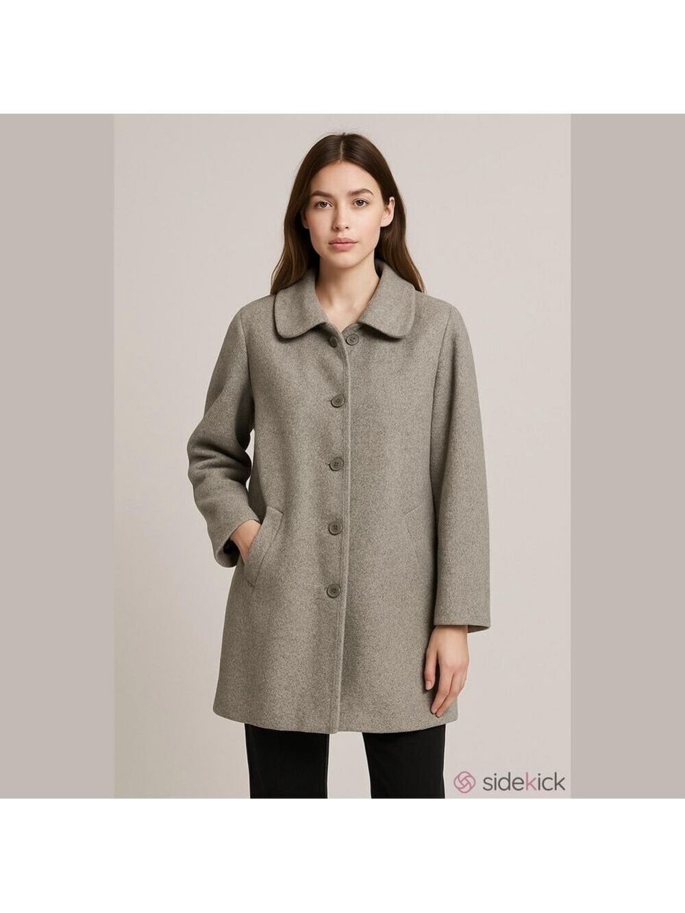 Alorna Vintage Classic Gray Women's Coat